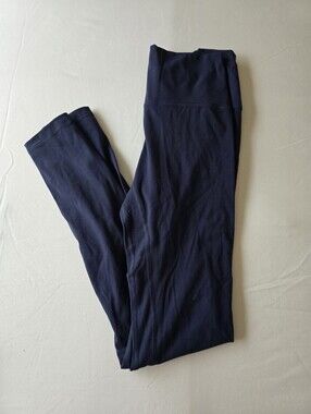 HeyNuts Full Length Navy Leggings Size Medium